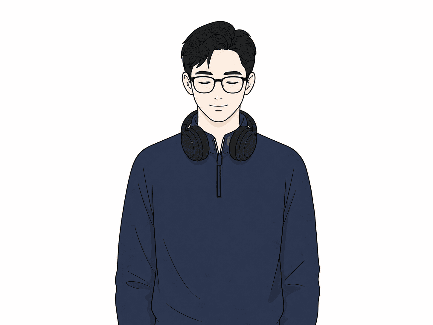 고개를 끄덕이며 추천을 확인하는 혼모노